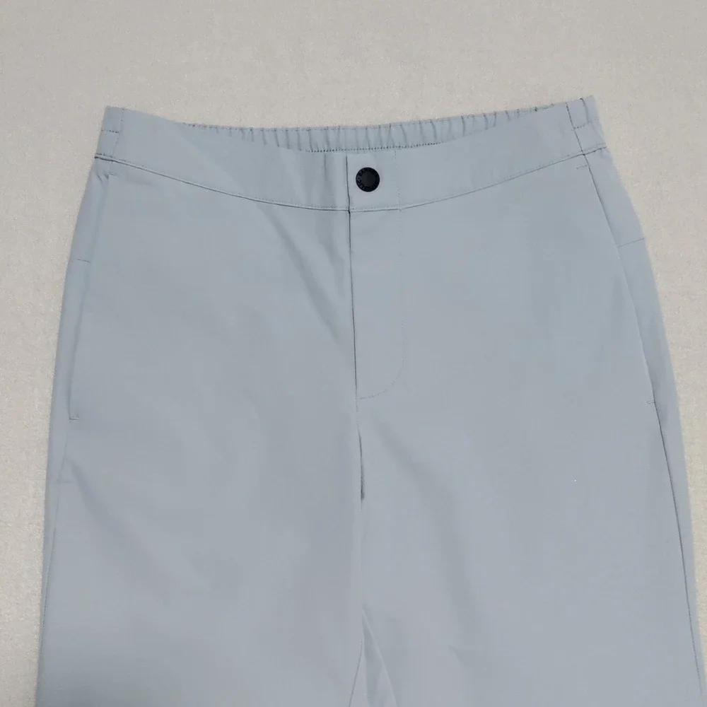 Banana Republic Mens Motion Tech‎ Hybrid Pants 30x29 Light Grey Water Repellant